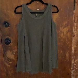 Free people cold shoulder sweater